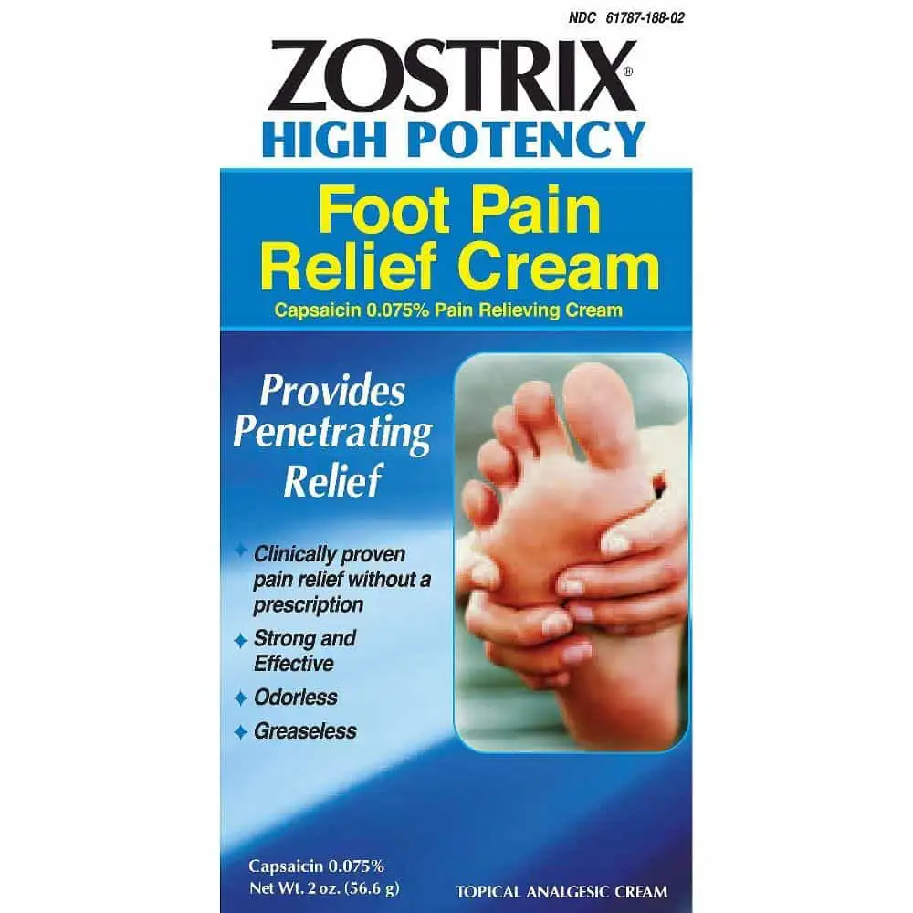 Thuốc Thuốc Zostrix® High Potency Foot Pain Relief